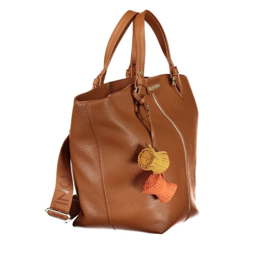 Mario Valentino Brown Polyurethane Women's Women's Bag - Picture 3 of 3